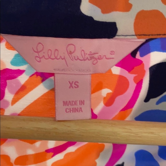 Lilly Pulitzer Alexandra top in pom pom print - Picture 5 of 5